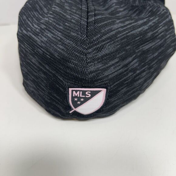 New Era Black Inter Miami CF Team Logo 59FIFTY Fitted Hat Size 8 Soccer - Picture 3 of 6